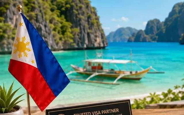 Philippines tropical bay for a tourism visit