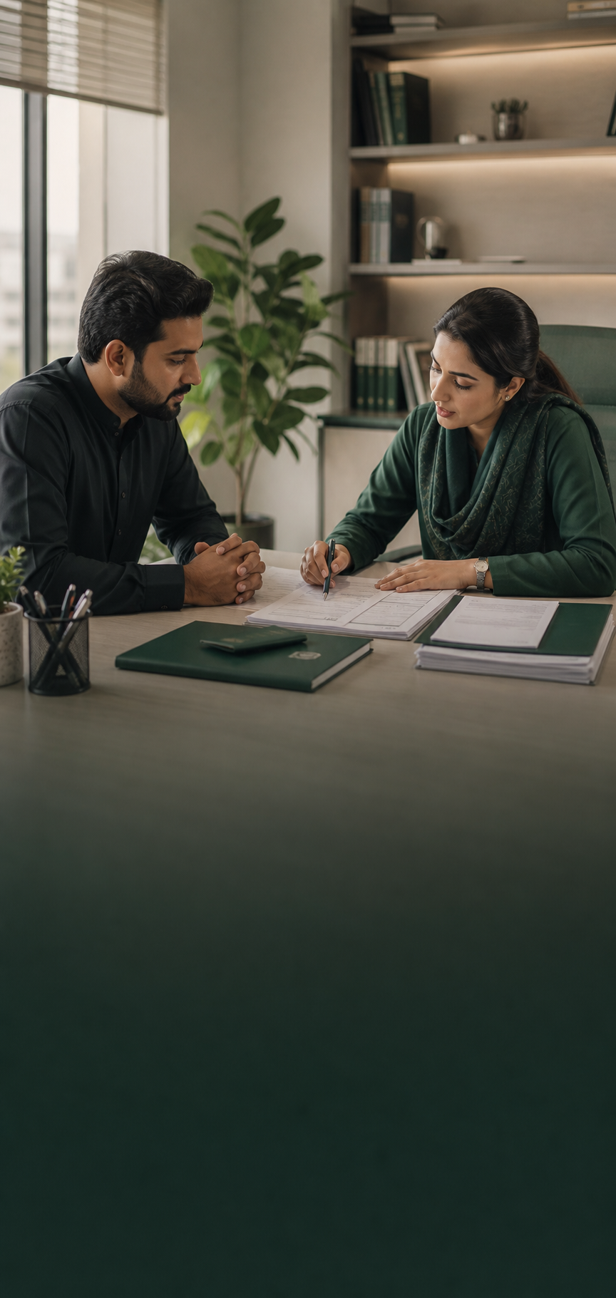 EasyVisa consultant guiding a Canada visa applicant