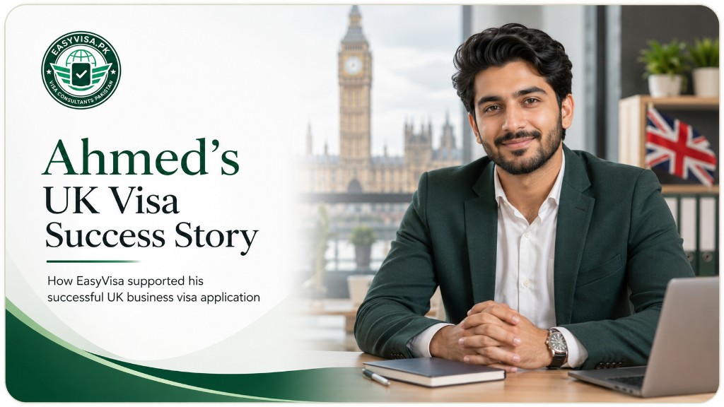 Ahmed's successful UK business visa journey with EasyVisa